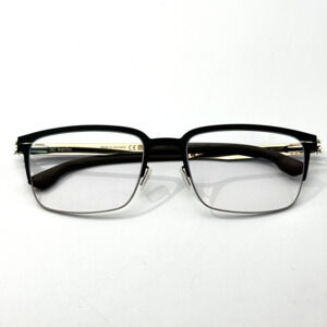 ic! Berlin Eyeglass Frame Emmett IC5165 008 Green Bronze Square Demo 56-20-145